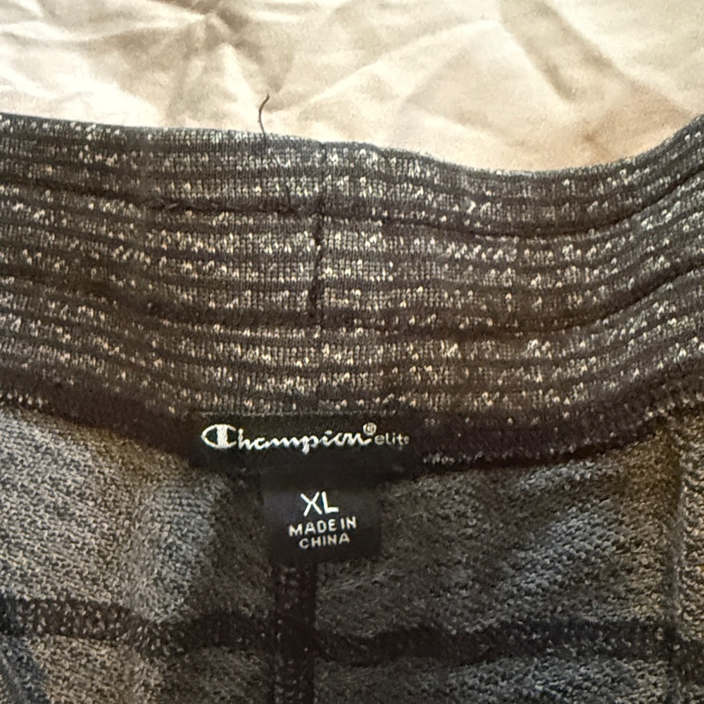 Champion Black and Grey Striped Jogger Pant XL - Picture 4 of 7